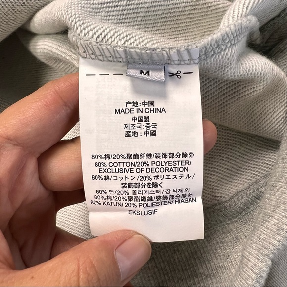 Snoopy & Woodstock Gray 4-bar Pullover Sweatshirt - Picture 5 of 7